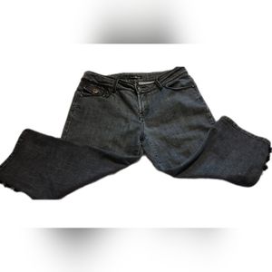 Willi Smith Denim Capri Size 12 excellent condition Blue